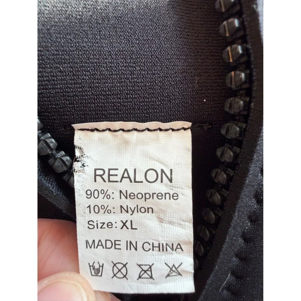 Realon Kids Wetsuit XL Blue Black Shorty Neoprene Surf Swim Back Zip